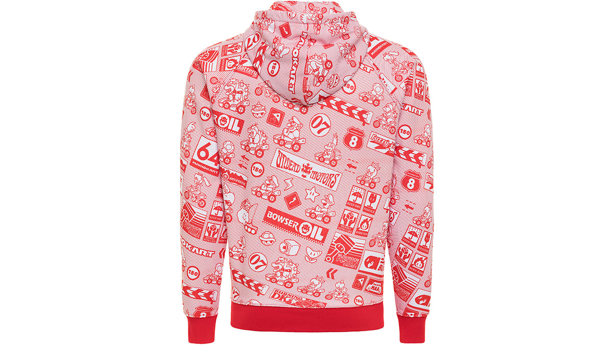 All Over Print Mario Kart Hoodie Nintendo Official Site 